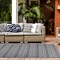 World Rug Gallery Bohemian Stripes Indoor/Outdoor Area Rug 5' x 7' Blue 418BLUE5X7 - alternate 2